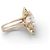 H Stern NUOVO ANELLO H. STERN GRAVITY 21A1Q.50 T55 CRISTALLO DIAMANTE ORO GIALLO 18K - vista 3
