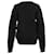 Schwarzer Kabelstrickpullover aus Wolle von Saint Laurent - Ansicht 3