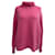 Céline Celine Rollkragenpullover aus rosa Kaschmir Braun Pink  - Ansicht 1