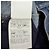 Jeans rectos de tiro medio en algodón azul Valentino Garavani Rockstud - vista 4