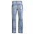 Jeans desbotados lavados Saint Laurent em denim azul claro - vista 3