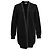 Edge Céline Celine Studded Open Front Cardigan in Black Wool