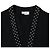 Edge Céline Celine Studded Open Front Cardigan in Black Wool - view 5