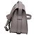 Bolso Chloé Marcie Saddle en cuero gris texturizado - vista 2