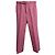 Céline Pantalones rectos Celine en lana rosa Castaño