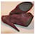 Escarpins Yves Saint Laurent Trib Too Daim Rouge Foncé 37 IT Bordeaux  - vue 4