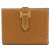 Béarn Hermès Bearn Compact BARENIA FAUBOURG Geldbörse Braun