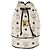 Borsa a Spalla in Pelle MCM con Coulisse Bianco