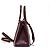 Borsa Galleria Saffiano Lux con doppia zip di Prada Rosso - vista 3