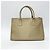Prada borsa tote lux galleria saffiano beige Marrone - vista 3
