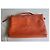 Borsa a mano Longchamp Foulonné in pelle arancione - vista 2