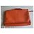Borsa a mano Longchamp Foulonné in pelle arancione - vista 3