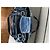 Premier Flirt Borsa Lancel First Flirt in pelle blu effetto coccodrillo - vista 11