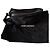 Borsa a vita in tela e pelle nera di Saint Laurent Nero