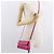 Borsa a Spalla FENDI in Pelle 2way Rosa Oro Auth ka2012 D'oro - vista 23