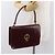 Borsa a mano in pelle bordeaux Gucci oro Auth ep13170 D'oro Bordò - vista 25
