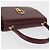 Borsa a mano in pelle bordeaux Gucci oro Auth ep13170 D'oro Bordò - vista 6