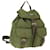 PRADA Rucksack aus Nylon grün silber authentisch 166315