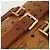 Borsa Boston Vicetos Logogram MCM in pelle PVC 2 in 1 marrone oro Auth mr1923 D'oro - vista 10