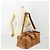Borsa Boston Vicetos Logogram MCM in pelle PVC 2 in 1 marrone oro Auth mr1923 D'oro - vista 27