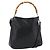 Borsa a mano in pelle Gucci Bamboo 2way Nera Oro 001 1638 Auth 170600 Nero D'oro