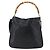 Borsa a mano in pelle Gucci Bamboo 2way Nera Oro 001 1638 Auth 170600 Nero D'oro - vista 13