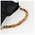 Borsa a mano in pelle Gucci Bamboo 2way Nera Oro 001 1638 Auth 170600 Nero D'oro - vista 7