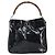 Bamboo Borsa a mano GUCCI in pelle verniciata nera e argento 001 2113 Auth ep13142 Nero - vista 13
