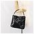 Bamboo Borsa a mano GUCCI in pelle verniciata nera e argento 001 2113 Auth ep13142 Nero - vista 21