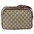 GUCCI GG Supreme Web Sherry Line Tasche aus PVC Beige Gold 904 02 049 Auth 170266 Golden - Ansicht 2