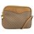 Gucci Borsa a Spalla Micro GG Supreme PVC Beige Oro 007 123 0428 Auth BA10077 D'oro