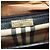 Borsa da lavoro Burberry in pelle nera e oro Auth bs32860 Nero D'oro - vista 11