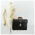 Borsa da lavoro Burberry in pelle nera e oro Auth bs32860 Nero D'oro - vista 25