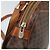 Céline Borsa a Spalla in Tela Macadam CELINE PVC Beige Oro Auth 169463 D'oro - vista 9