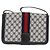 Borsa a Spalla Gucci GG Supreme Sherry Line PVC Navy Gold Auth ka2109 D'oro Blu navy - vista 2