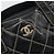 CHANEL Borsa a Mano Pelle Nera Oro CC Auth bs33126 Nero D'oro - vista 17