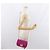 CHANEL Borsa a Spalla Matelassé Catena Cotone Rosa Oro CC Auth bs32986 D'oro - vista 26