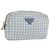 Pochette Prada in Cotone Azzurro Chiaro Oro Auth 163486 D'oro Blu chiaro