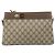 GUCCI GG Supreme Web Sherry Line Tasche aus PVC Beige Gold 96 02 035 Auth 170489 Golden - Ansicht 13