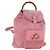 Bamboo Zaino in Bambù GUCCI Camoscio Rosa Oro 003 2034 0030 Auth BA9946 D'oro