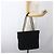 Borsa Tote PRADA Nylon Nero Argento Auth 170248 - vista 24