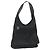 Borsa a Spalla GUCCI Camoscio Nero Auth 165095