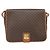 Céline Borsa a spalla in tela Macadam CELINE in pelle PVC marrone oro Auth 170628 D'oro - vista 13