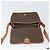 Céline Borsa a spalla in tela Macadam CELINE in pelle PVC marrone oro Auth 170628 D'oro - vista 18