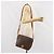 Céline Borsa a spalla in tela Macadam CELINE in pelle PVC marrone oro Auth 170628 D'oro - vista 24