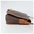 Céline Borsa a spalla in tela Macadam CELINE in pelle PVC marrone oro Auth 170628 D'oro - vista 3