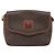 Céline Borsa a Spalla in Tela Macadam CELINE in Pelle PVC Marrone Oro Auth BA9922 D'oro - vista 13