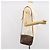 Céline Borsa a Spalla in Tela Macadam CELINE in Pelle PVC Marrone Oro Auth BA9922 D'oro - vista 23