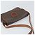 Céline Borsa a Spalla in Tela Macadam CELINE in Pelle PVC Marrone Oro Auth BA9922 D'oro - vista 6