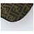 FENDI Zucca Canvas Handtasche braun schwarz silber authentisch bs33057 - Ansicht 16